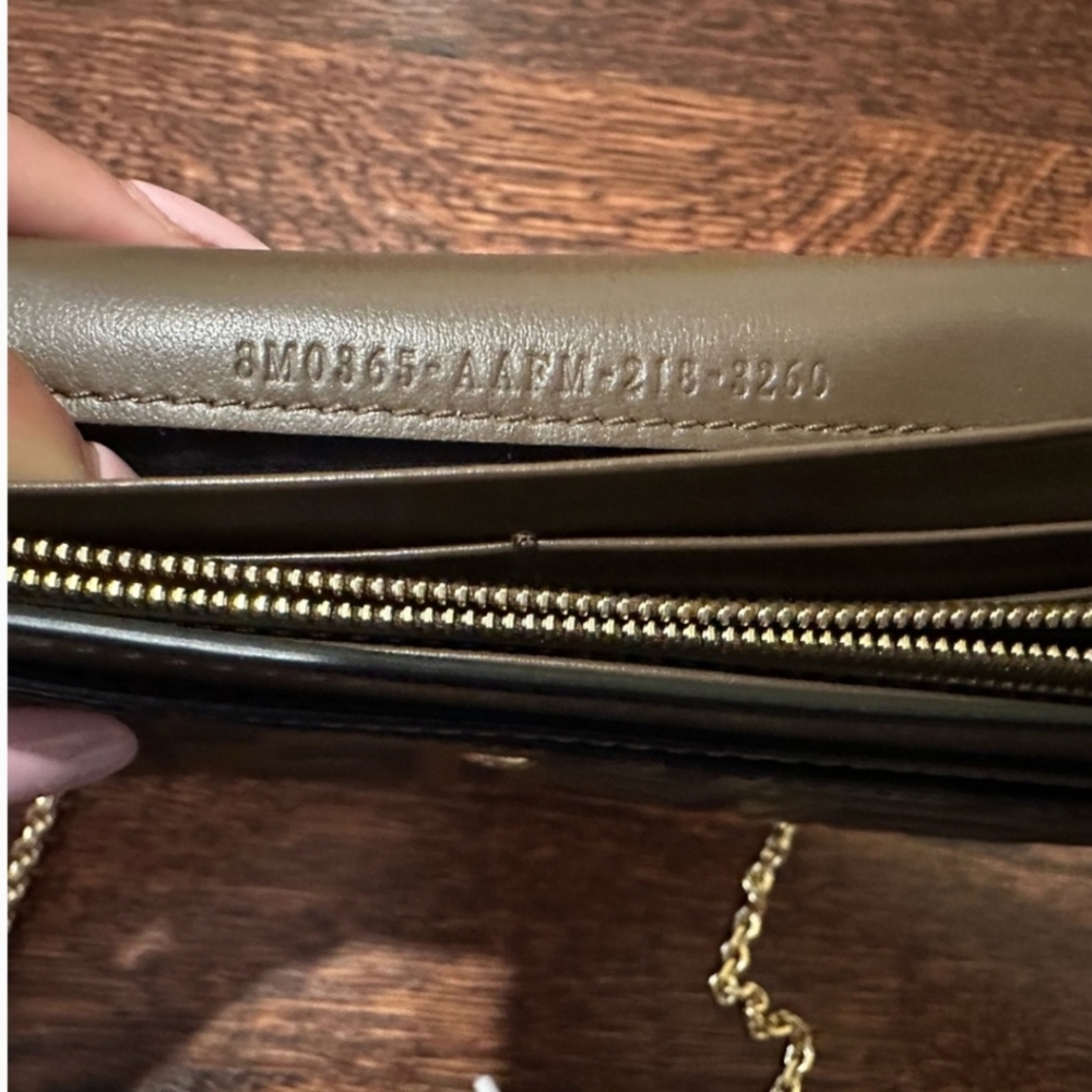 Fendi Black and Brown Logo Clutch - Picture 2 of 13